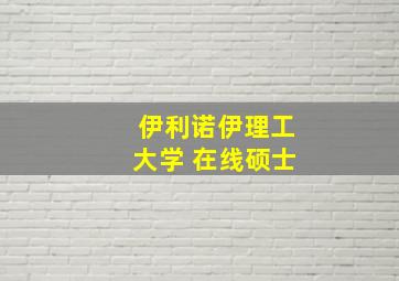 伊利诺伊理工大学 在线硕士